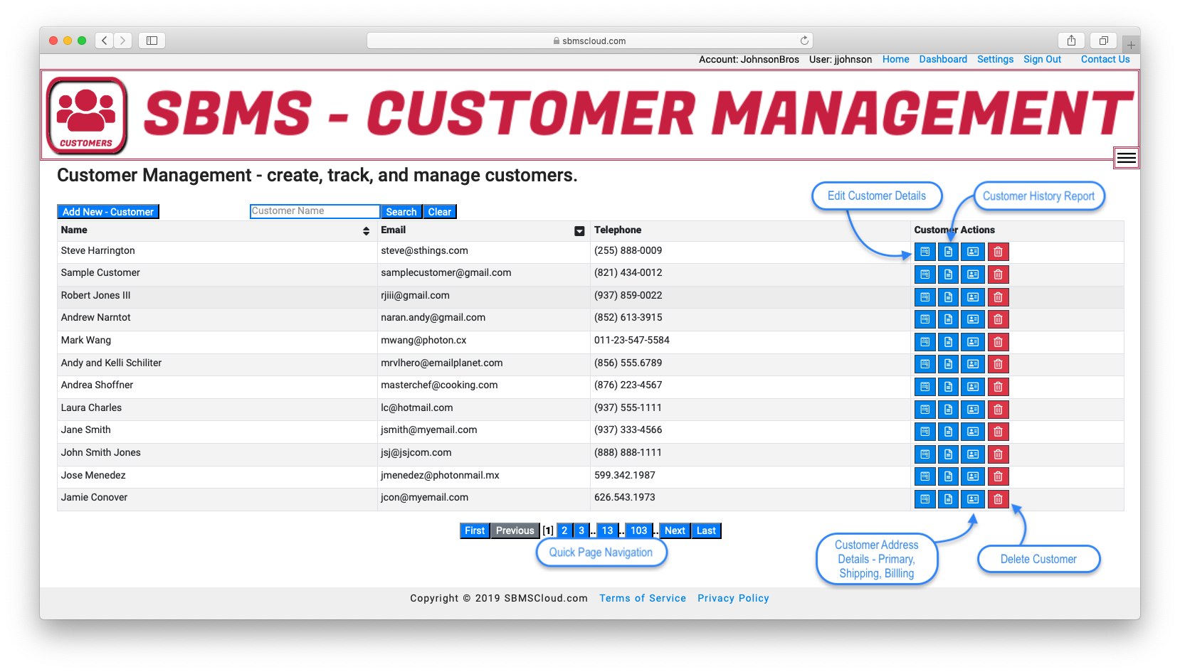 SBMS Module Core