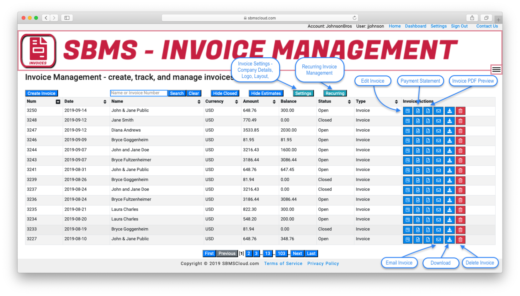 SBMS Module Core