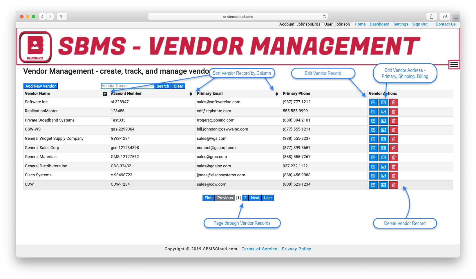 SBMS Core+ Module